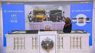 Lion Electric nyse Lev Virtually Rings The Closing Bell
