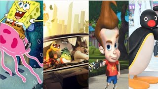 Opening Logos - Unled Spongebobthe Bad Guysjimmy Neutronpingu Crossover Film Tba