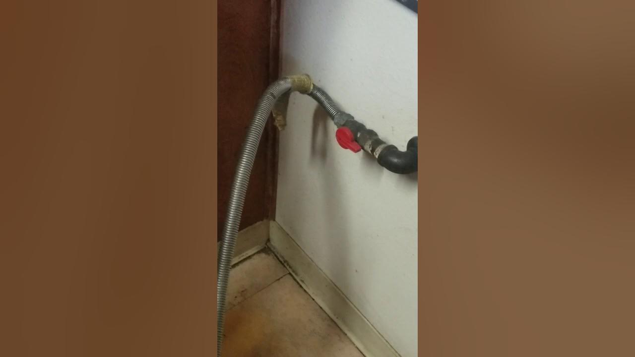 How to disconnect your kitchen stove gas pipe line YouTube