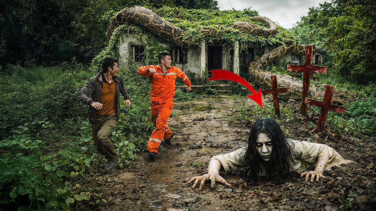 Time-Lapse: Cleaning Up the Cursed Abandoned House – Female Ghost Crawls from Ancient Tomb!