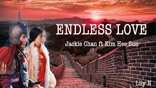 Video thumbnail of "美丽的神话 - 歌词 + 拼音 ｜ ENDLESS LOVE - LYRICS & PinYin ｜ The Myth ost (Jackie Chan ft Kim Hee Sun)"