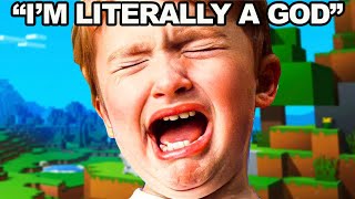 minecraft kid THINKS HE'S A GOD