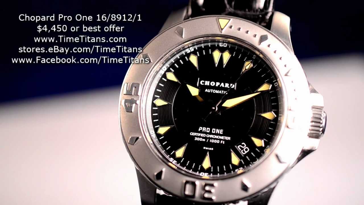 chopard luc pro one diver