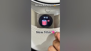 how to reset dyson air purifier filter #shorts #youtubeshorts