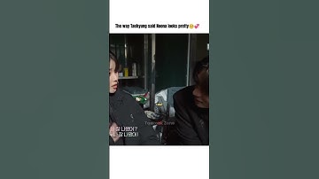 Taehyung to IU : Noona look pretty 💞 [#LoveWinsAll BTS✨] #bts #taehyung #iu #taekookzone