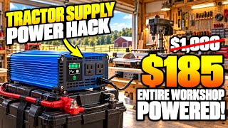 STOP Buying $1000 Inverters. This $185 Tractor Supply Hack Runs Your Entire Workshop!!