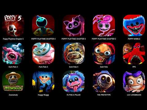 Poppy Playtime Chapter 1,2,3,4,5,6,7,8 Mobile – All Chapters & All Bosses,Dark Pals: The 1st Floor!