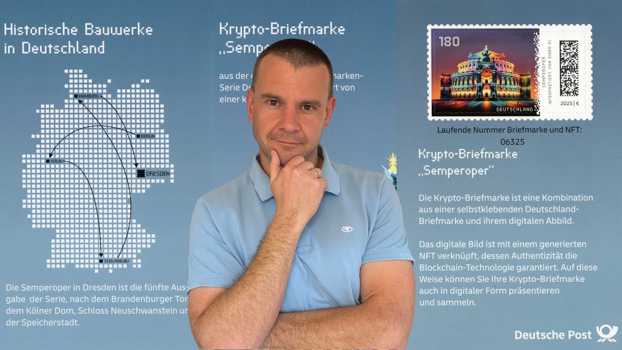 Die fünfte Krypto Stamp der Deutschen Post – Semperoper Dresden UNBOXING &  Digitale Aktivierung!