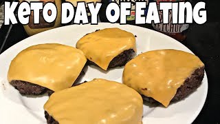 Keto Cut Day 2 | Full Day of Keto Eating | Easy and Delicious Burger Wraps!
