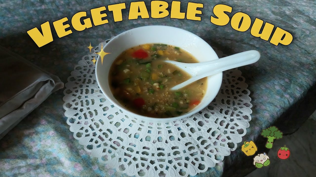 Instant Homemade Vegetable Soup! YouTube