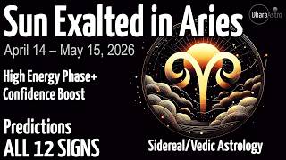 Sun Transit in Aries 2026 | Exalted Sun Predictions for All 12 Signs | Vedic Astrology screenshot 4