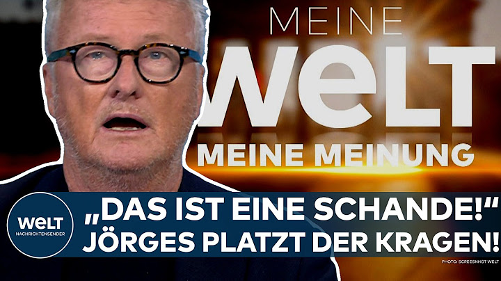 DEUTSCHLAND: "Das ist eine Riesen-Schweinerei!" - Hans-Ulrich Jörges I MEINE WELT - MEINE MEINUNG