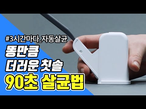 [UUU 칫솔살균기] 3시간 반복 자동 살균으로 입속건강 지키세요!