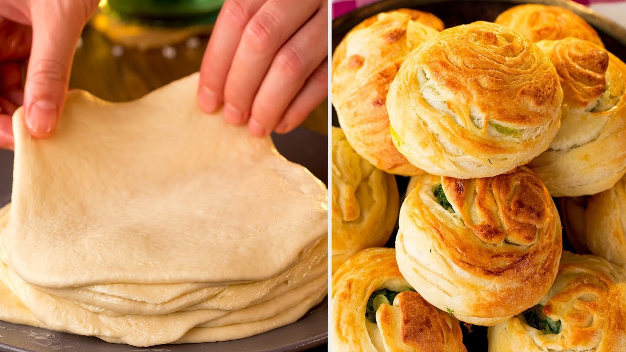 ¡La merienda perfecta! Mucha verdura envuelta en masa suave… | Gustoso. TV