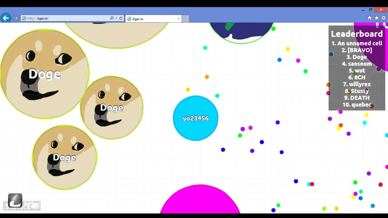 Yo23456 Playing AGAR IO live Reactions