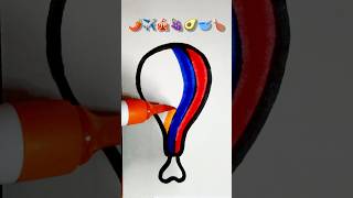 🌶️✈️🎪🍇🥑🥣🍗Satisfying Creative Art #satisfying #creativeart #trending #viralshorts #emoji #shorts #art