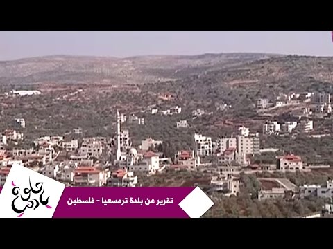 حلوة يا دنيا تقرير عن بلدة ترمسعيا فلسطين