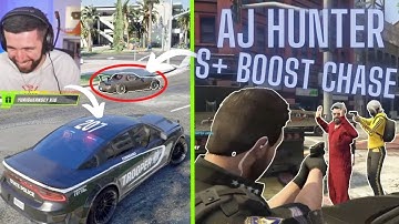 Trooper AJ Hunter leads CRAZY S+ Boost chase ft. Tommy T (multiple POVs)