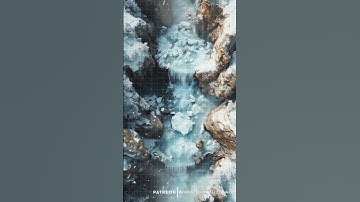 D&D | Iceshard Falls Part 2 Grid | Animated Battle Maps