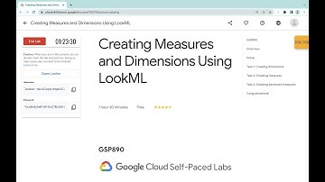 Creating Measures and Dimensions Using LookML || #qwiklabs || #GSP890