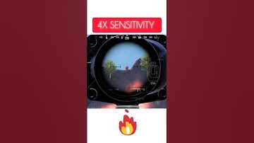 4X SCOPE  ZERO RECOIL SENSITIVITY FOR ALL DEVICES 💀 #viralshort  #pubgmobile #gaming