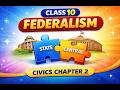 Federalism Quick Revision | Class 10 Civics | Chapter 2 NCERT | CBSE ONE SHOT