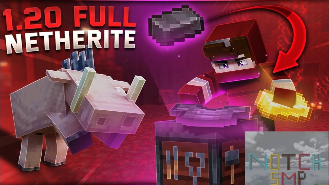 I MAKE NETHRITE ARMOR IN NOTCH SMP SEASON 6 NEW BEGIN | MINECRAFT 🤯