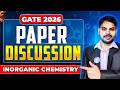 Gate 2026 | Inorganic Chemistry | Paper Discussion | IFAS