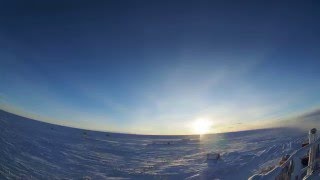 24 hours time lapse at Concordia Station, Antarctica