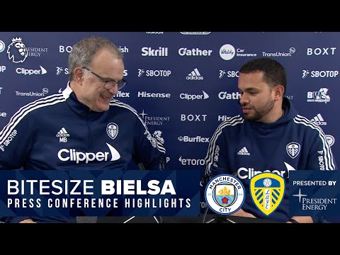 "Every game we make efforts to win" | Marcelo Bielsa | Man City v Leeds United