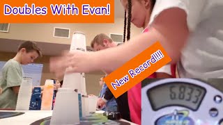 New Doubles Record With Evan Cloud: 6.833! (First 6.8XX)