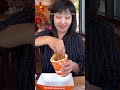 ONLY EATING POPEYES FOOD CHALLENGE... #shorts #viral #mukbang