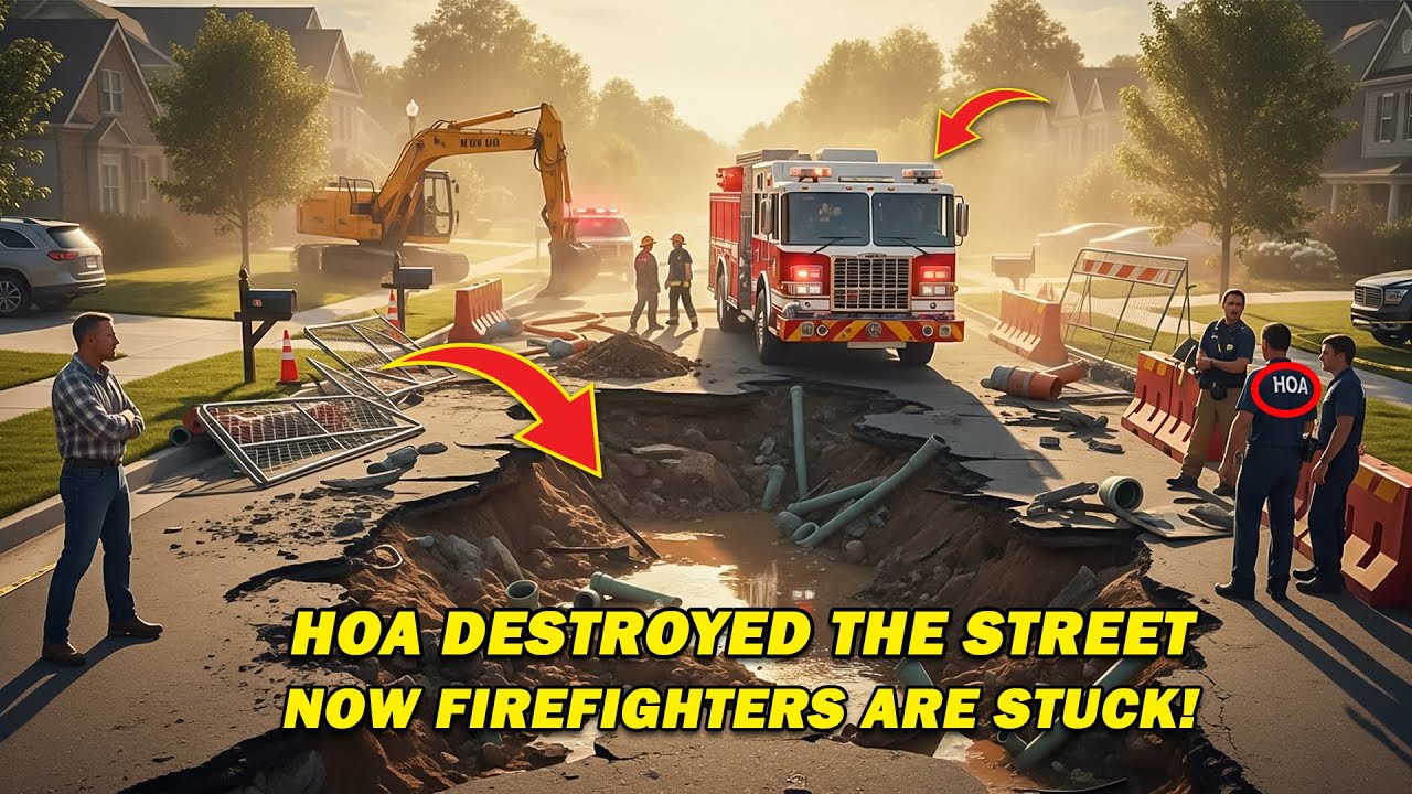 HOA Board Tore Up Our Street for Repairs — But Froze When Fire Crews Got Trapped