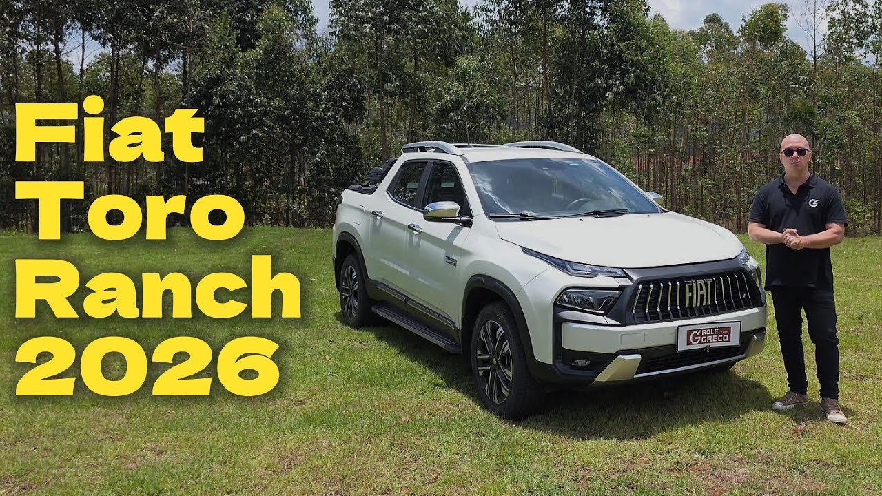 🔥 NOVA FIAT TORO RANCH 2026: AGORA COM 200 CV E MOTOR 2.2 DIESEL! FICOU IMBATÍVEL?