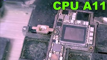Reballing CPU A11
