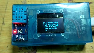 ESP8266 Weather Station with Weather Underground