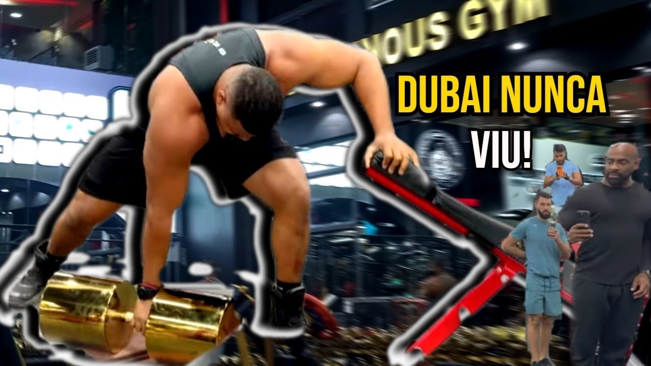 Bitelo faz história: primeiro e único a levantar 500 lbs em Dubai 