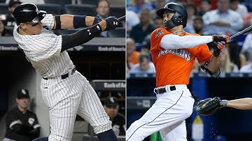 Giancarlo Stanton and Aaron Judge | All 115 Combined Home Runs 2017!