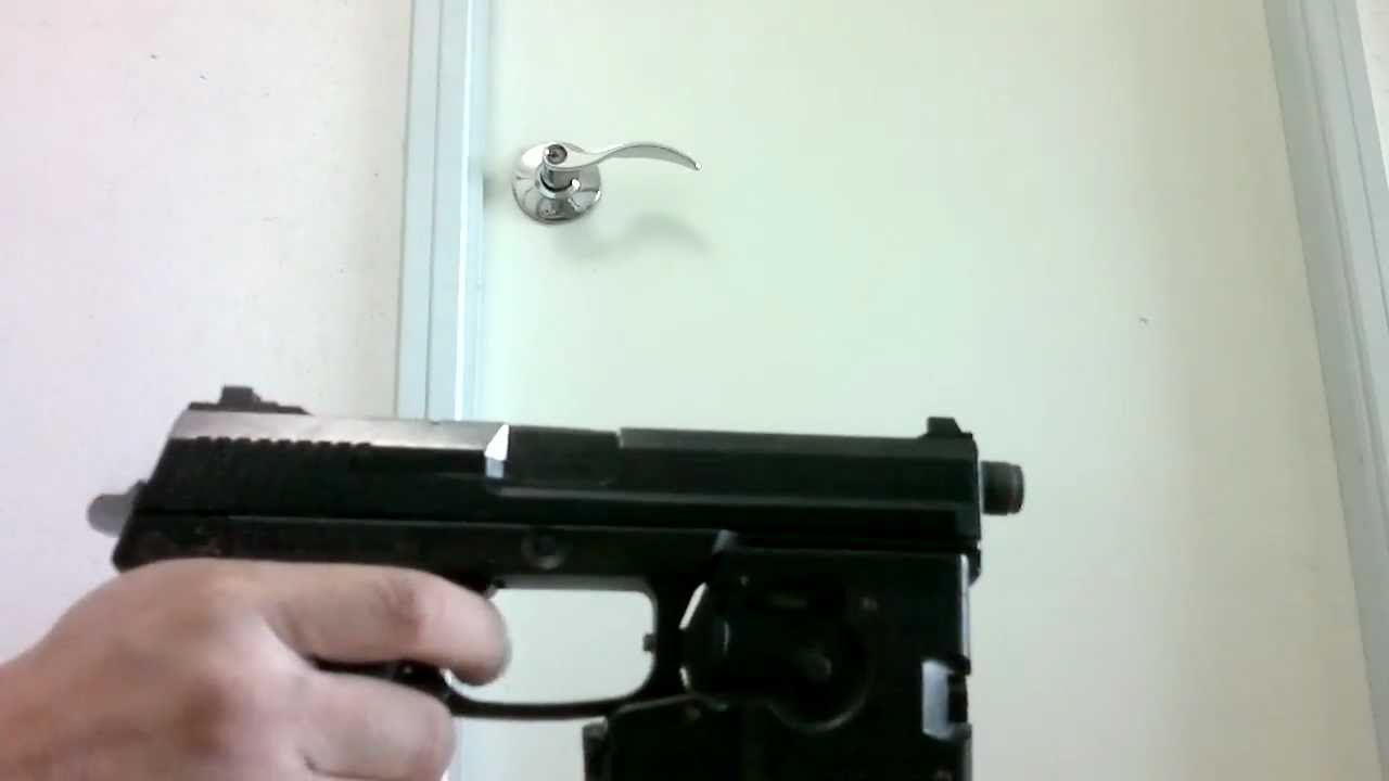 RA-Tech steel slide for KWA  MK23 gbb testing