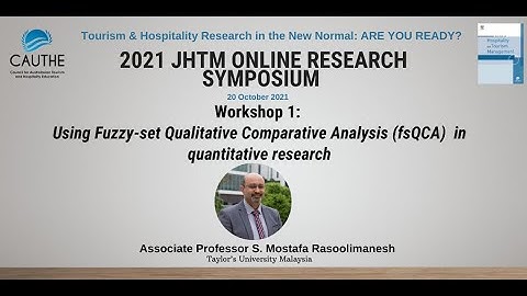 Using Fuzzy-set Qualitative Comparative Analysis (fsQCA) in Quantitative Research