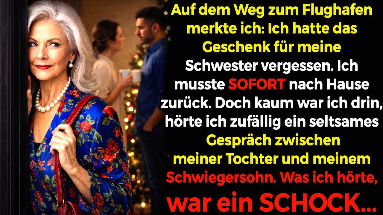 Vom Flughafen zurück fürs Weihnachtsgeschenk – da hörte ich ein Gespräch: Meine Tochter und …