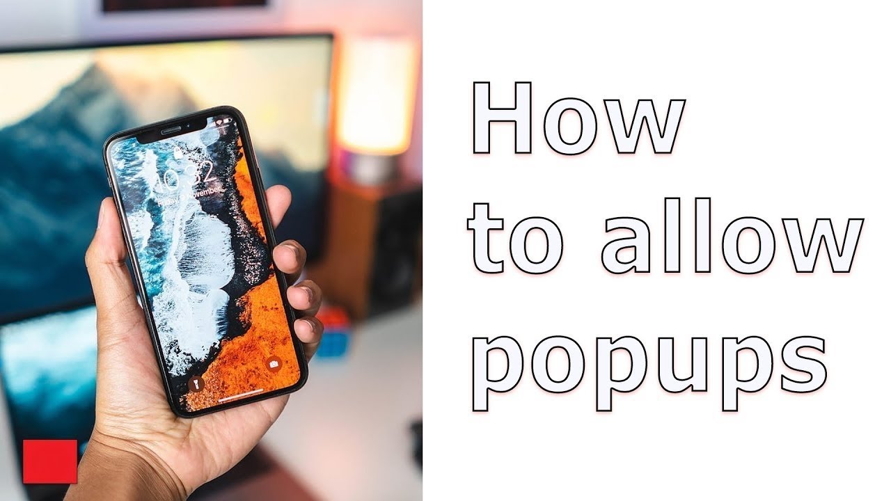 Allow popups. Pop up iphone.