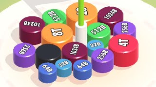 Merge Blocks 3D 2048 - Unlock 16T Android iOS Gameplay Part 21 screenshot 1