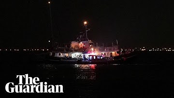 Gaza-bound flotilla boat struck by flaming object in Tunisia