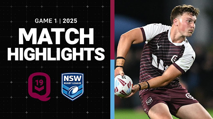 2025 State of Origin Under 19s  | Match Highlights | Maroons v Blues