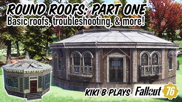 Round Roofs Part 1: 10 Sided Round Blueprints and Basic Round Roofs || CAMP Building Tutorial