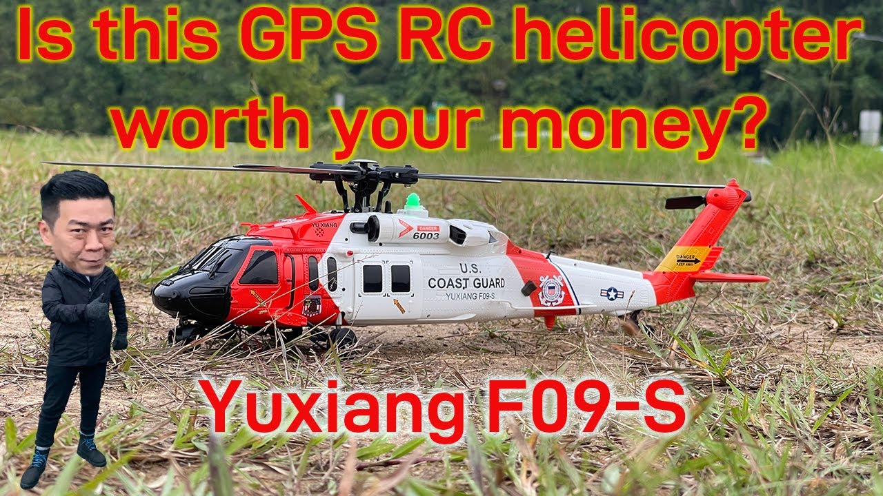 Hélicoptère RC F09-S Avec GPS - Neuf, Jamais Volé (Prêt à Piloter)
