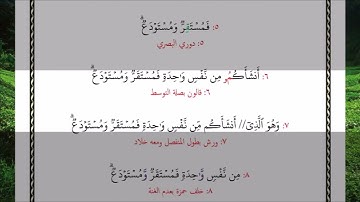 وهو الذي أنشأكم من نفس واحدة فمستقر ومستودع قد فصلنا الآيات لقوم يفقهون 98