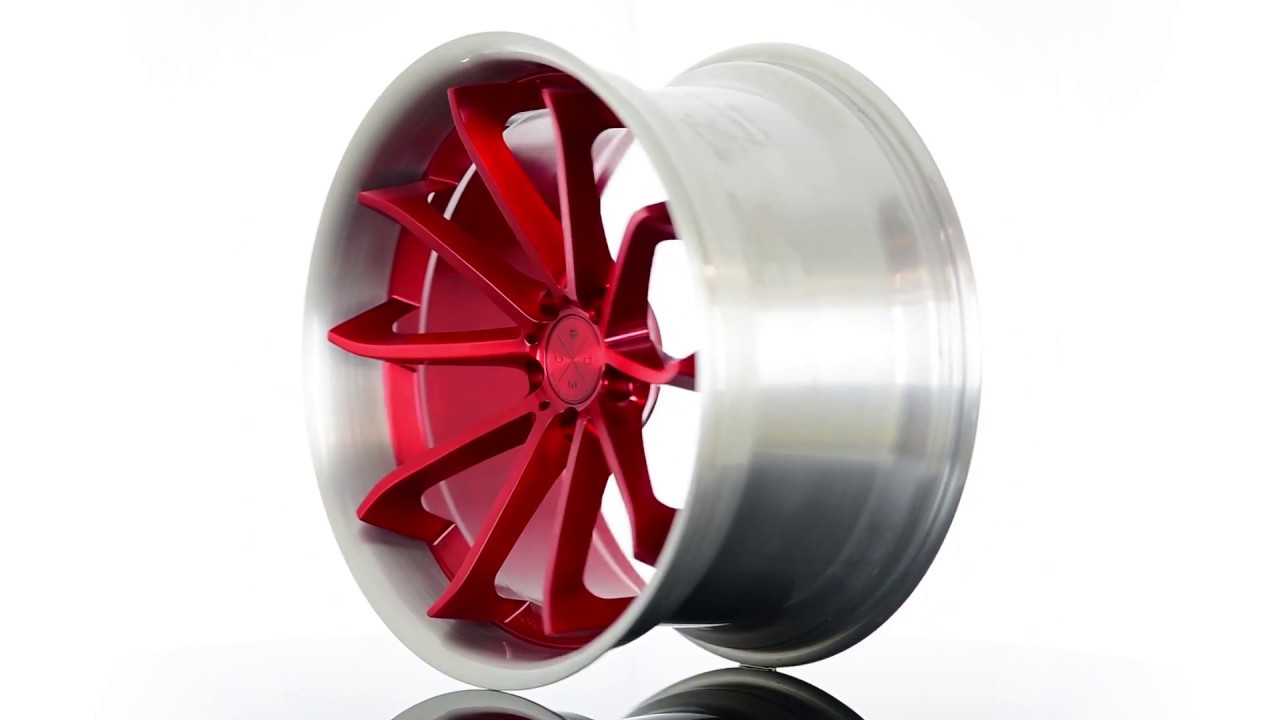 BD23 Brushed Anodized Red