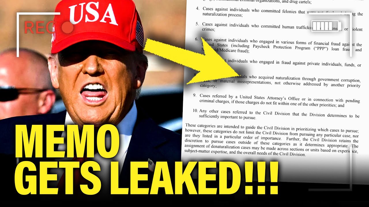 SECRET Trump DOJ Memo is Leaked…EXPOSES  his Plans